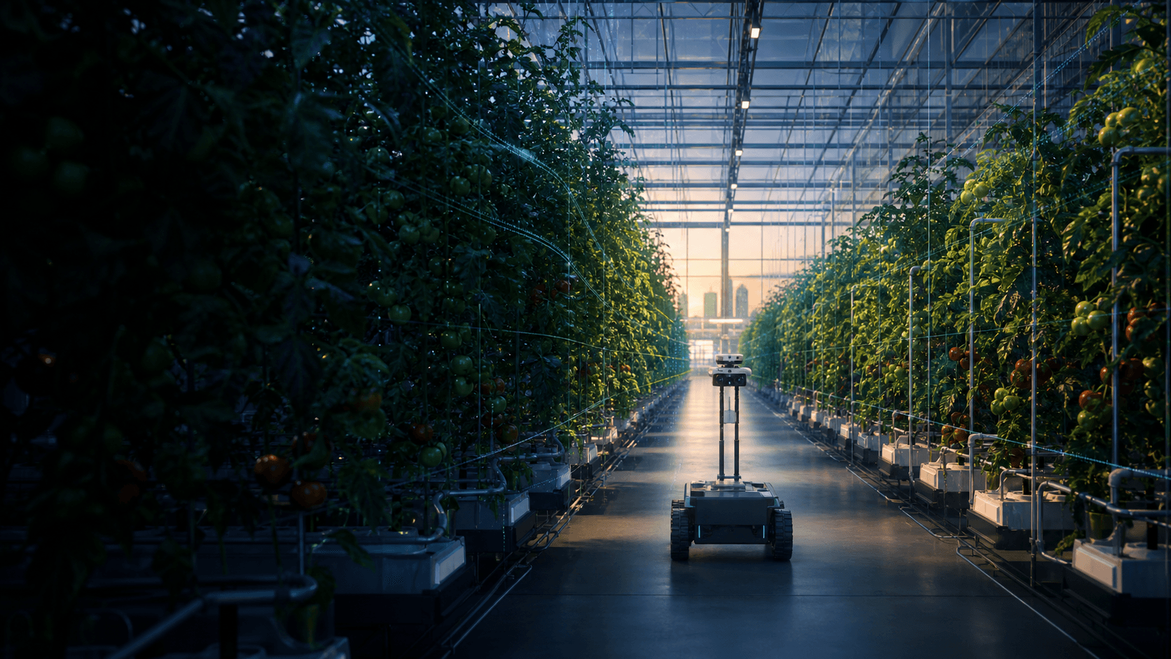 Autonomous inspection robot operating inside an intelligent greenhouse